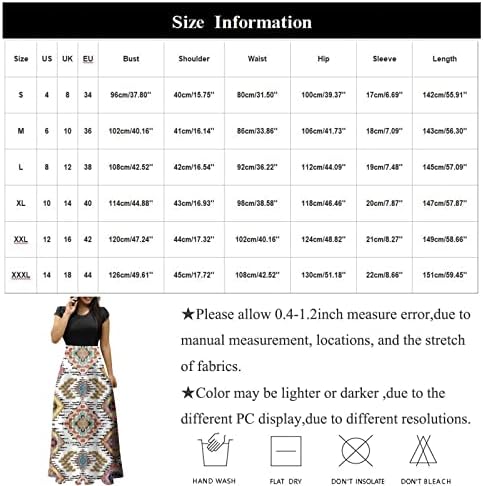 Летни рокли Fragarn за жени 2023, Модни дамски Ежедневни Рокли Големи Размери, с кръгло деколте и Къси ръкави и принтом
