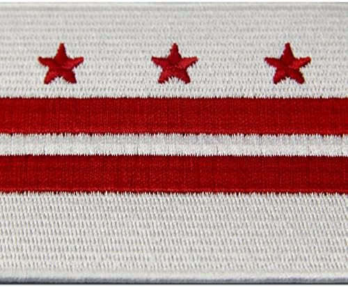 Флаг на щата Вашингтон, окръг Колумбия, е Бродиран Нашивкой От желязо На Эмблеме окръг Колумбия