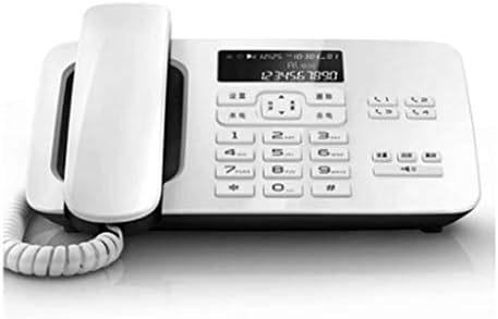 Кабелен телефон KJHD - Телефон - Телефон в стил ретро-Новост - Минибар-Телефон с номер на обаждащия се, монтиран на стената