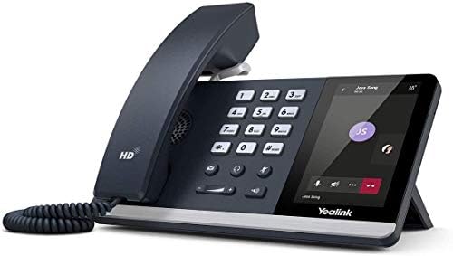 IP телефон Yealink T55A - Кабелен - С възможност за свързване към стената