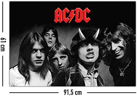Плакат на AC/DC Highway to Hell BW (36 x 24)