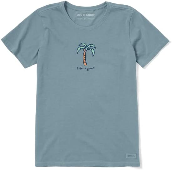 Женска тениска Life is Good с къс ръкав Palm Tree Crusher-LITE Tee