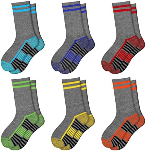 Чорапи Comfoex За момчета 4-6 6-8 8-10 Години, Спортни Дълги Памучни детски Чорапи, Чорапи До Средата на Прасците С мека