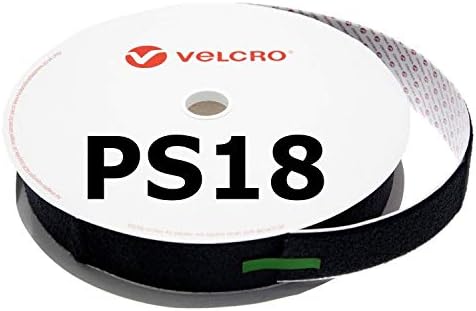 Велкро PS18 Черно тиксо Кука и контур, 2 cm-1 м