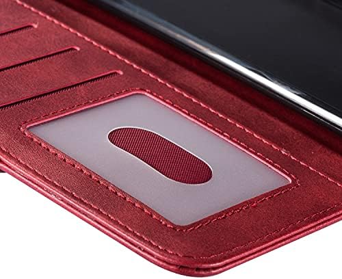 Флип калъф за мобилен телефон Samsung Galaxy J8 2018, Защитен калъф в стил Чантата си, за монтиране на стена за защитни