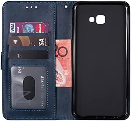 Флип калъф за мобилен телефон Samsung Galaxy J4 Plus под формата На портфейл, Защитен калъф от изкуствена кожа, скоба
