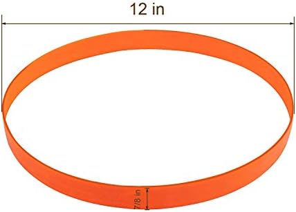 L ПРОДЪЛЖАВАЙТЕ да използвате 2 опаковки оранжеви полиуретанова гуми за ленточнопильных станове с Ширина 1 инча и диаметър
