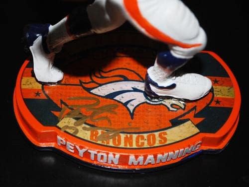Пейтън Манинг е Подписал Фигурки NFL Denver Broncos Болблхед с автограф ЩАЙНЕР 2012 COA - Фигурки на НФЛ с автограф