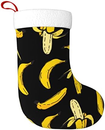 Ююй Банан Плодове Забавен Модел На Коледен Отглеждане Празнична Украса Камина Окачен На Стелката 18 Инча(А)А) Чорапи