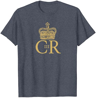 КРАЛ КАРЛ III, КОРОНЯСВАНЕ на КРАЛСКА 2023, Тениска с БРИТАНСКИЯ МОНАРХ на обединеното кралство
