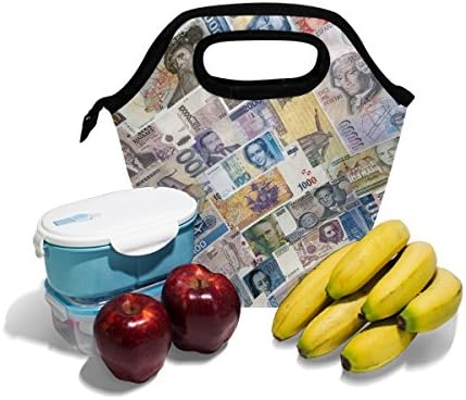 Чанта за обяд Vipsk за възрастни/мъже/Жени/Деца, Кутия за обяд с долларовыми България, Водоустойчива Чанта за Пикник