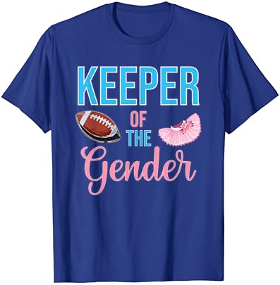 Тениска Сладко Keeper of the Gender Тъчдауна reveal за мама и татко