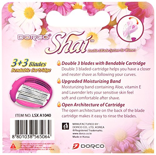 Бритвенная система Soft Touch с 6 остриета за женските касети (Dorco Shai) (LSXA1040)