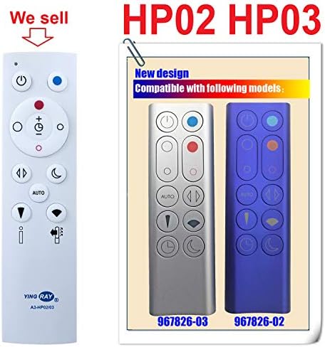 (A3-HP02/03) на Взаимозаменяеми дистанционно управление 967826-02 967826-03 за Дайсън Pure Hot + Cool Link HP02 HP03