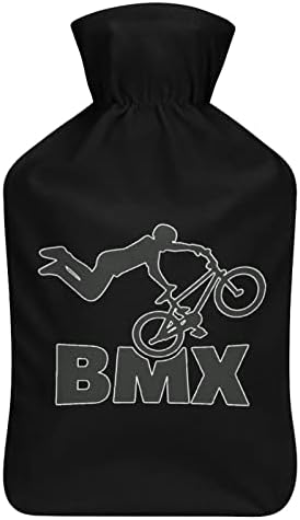 Бутилка за Гореща Вода Велосипед BMX с Меки Плюшени Капак на Топло Гума Чанта За Впръскване на Вода 1000 мл