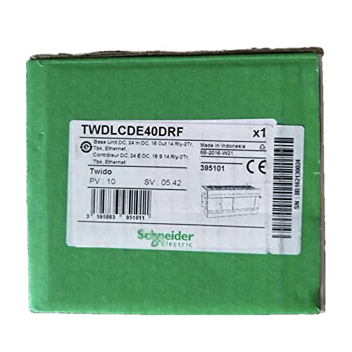 TWDLCDE40DRF Компактен базов контролер TWDLCDE40DRF е запечатан в кутия с 1 година Гаранция Бързо
