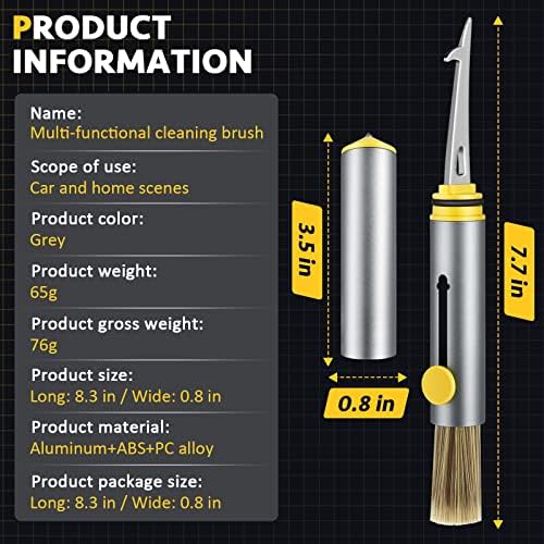 Многофункционален Комплект за почистване на Автомобила с Четка за Обяснения части от Колата прозорец лифт Кука За Почистване