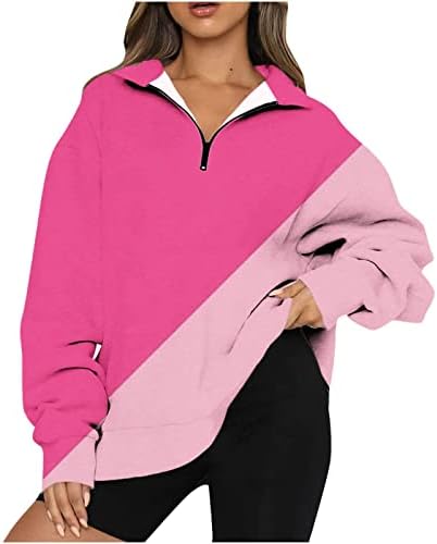 JJHAEVDY женски пуловер с цип голям размер, hoody с дълъг ръкав и принтом, модни есенни блузи за дрехи Y2K