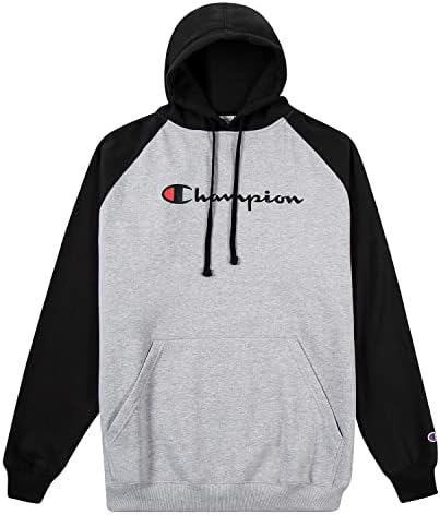 Мъжки блузи Champion Hoodies – Голяма и Висока Мъжки Руното hoody с качулка, Графичен Пуловер