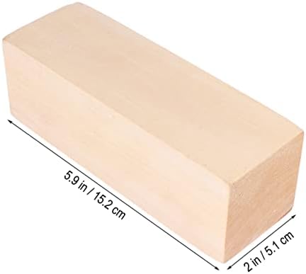 Парчета SEWACC Дървени Блокове, Блокове за Дърворезба, Определени за Дърворезба Дървени Стърготини Парчета от Липа За