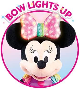 Светещи музикални и светлинни съответствие Disney Junior с Мини Маус, плюшен играчка, Официално лицензирани детски играчки