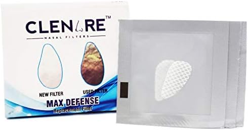 Сменяеми филтри CLENARE Max Defense (голям кръг) - Най-добра пропускливост на въздуха от замърсяване на въздуха (опаковка