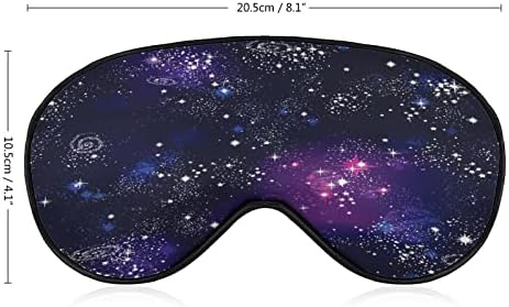 Космическа Галактика в Съзвездието Спящата Маска, със Завързани Очи, С Красиви Сенки За очи Забавен Нощен Калъф за носене