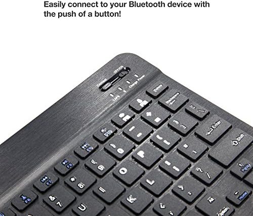 Клавиатура BoxWave Съвместима с XP-Artist Pen Display 22E Pro (Клавиатура от BoxWave) - Клавиатура SlimKeys Bluetooth,