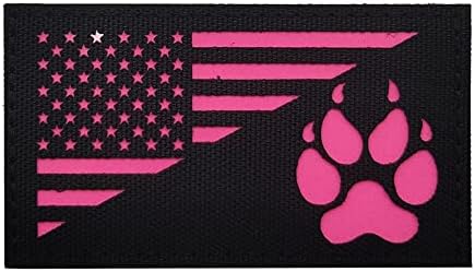 Флаг на САЩ K9 Куче IR Светоотражающая Нашивка Инфрачервен Тактически Морален Знак, Че Иконата за Жилетки с животни,