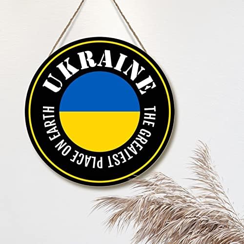 Знаме на Украйна Венец на Входната врата, най-великите Места, на Земята Украйна Селска Къща Селски Знаци Селски Сувенир-Подарък