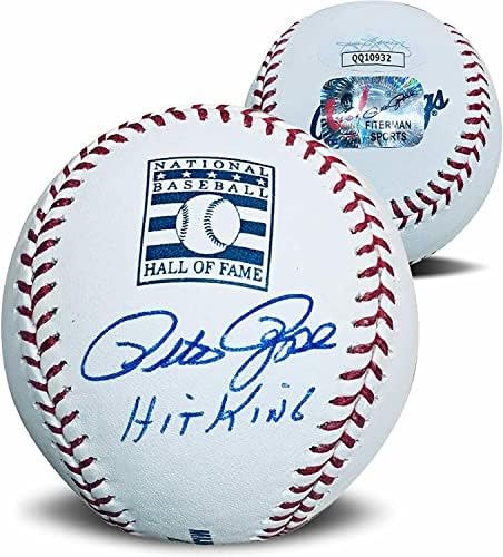 Пийт Роуз с автограф MLB Подписа бейзболен ХИТ HOF KING JSA COA Бейзболни топки с автографи на Кейса