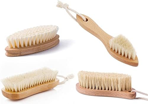 HAIBING Brush Четка за домашни обувки, 1 бр. Дървена четка, Практически Мека Здрава Четка за измиване, Инструмент за