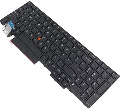 Подмяна на клавиатура без подсветка LeFix US, която е Съвместима с Lenovo Thinkpad E580 E585 E590 E595|T590|L580 L590|FRUs
