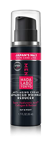 Анти-ейдж крем Hada Labo Tokyo За мъже Advanced За намаляване на бръчките, 1,7 течни унции