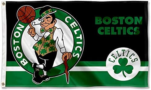 Бостън Селтикс Двойно Логото Закрит И Открит Флаг Банер