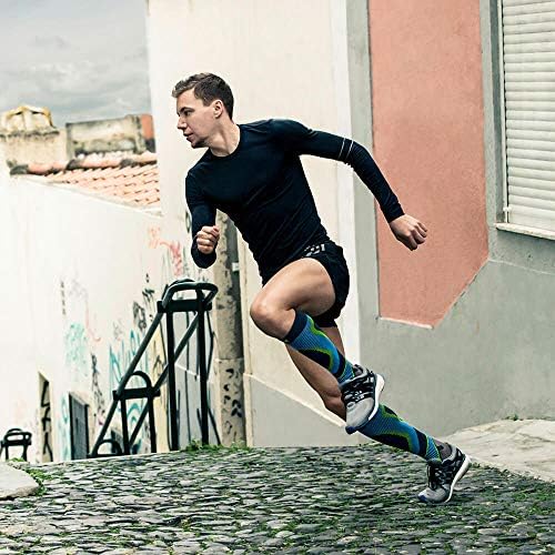 Компресия чорапи Bauerfeind Performance Run - Целеви зони на компресия - Повишена стабилност на глезена Релеф на петите