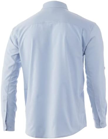 Мъжка риза HUK A1a за Риболов на копчета с дълъг ръкав + 30 UPF