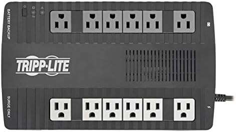 Батерия на UPS Трип Lite AVR750U 750 VA, Интерактивна линия AVR Мощност 450 W, USB, Ультракомпактный, Черен