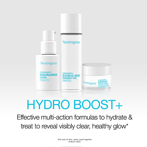 Neutrogena Multi Action Hydro Boost + 10% Ниацинамидная серум за лице, Хидратиращ серум за лице с витамин В3 и хиалуронова