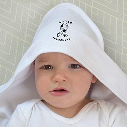 Бебешка хавлиена кърпа с качулка Информираността за аутизма (HT00021095)