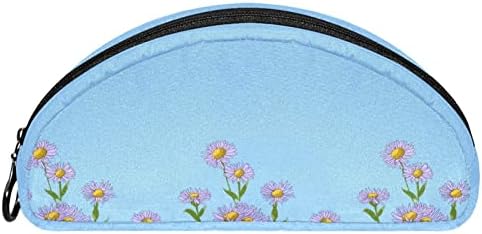 TBOUOBT Козметични чанти, козметични Чанти за жени, Малки Пътни Чанти за Грим, пролетно скай-цветето маргаритка