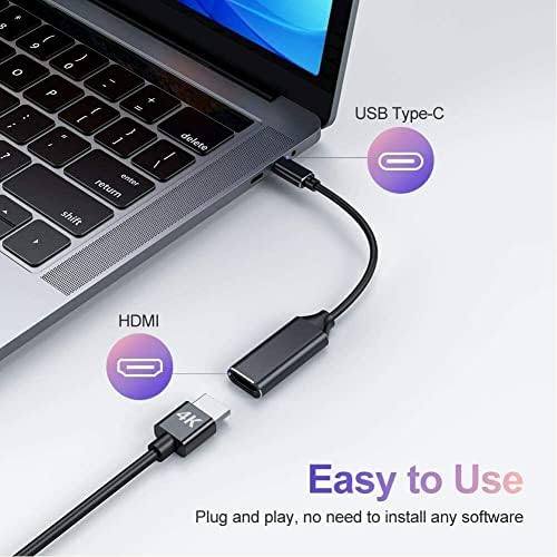 DAGIJIRD 1 БР. USB-C Тип C за HDMI USB Адаптер 3.1 Кабел за Таблет Android Телефон