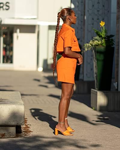 Женска пола копчета огнено-оранжев цвят следа от @victoriouslogan