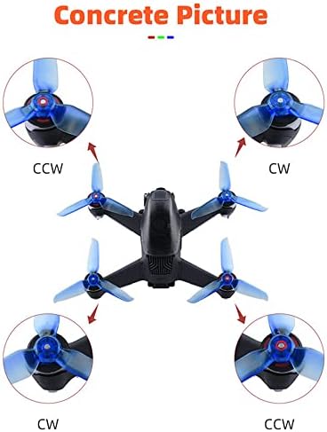 2 Чифта Цветни Витлото 5328S за DJI FPV Combo, Дубликат Част за Тихи полета, Замяна на Крила, Вентилатори, Лопатите на