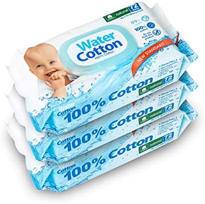 Памучни Бебешки кърпи от памук, биоразградими, 3 опаковки от 72 кърпички Sensitive Baby Safe с масло от сладък Бадем