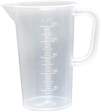 Пластмасови Степен Мензурки обем от 0,25 Литра, с Дръжки, Мерителна Чаша, Пластмасова Мерителна Чашка с обем 250 мл