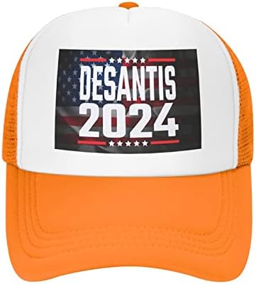 ПАУППИ Рон-Desantis за Президент 2024-Подаръци кампания Desantis Унисекс, Окото Шапка на шофьор на камион, бейзболни
