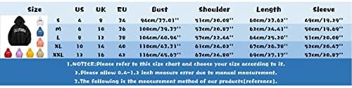 Дамски Ежедневни Модни Hoody С Писмото Принтом, Графичен Пуловер на съвсем малък, Чист Hoody, Големи Дамски Блузи