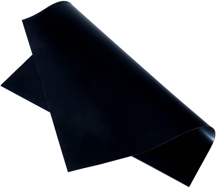 500X500 mm, Черен лист силиконов каучук Черна Плоча Подложка Гумена плоча от Матирана Силиконово покритие 1/2/3/4/5 MM