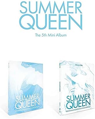 K-POP Brave Момичета 5-ти мини-албум [Summer Queen] Случайна версия. Cd-диск + Сгънати Плакат + книга за 84 sp sp + Фотокарточка